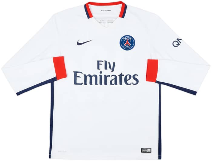 2015-16 Paris Saint-Germain Away L/S Shirt Ibrahimovic #10 - 8/10 - (M)