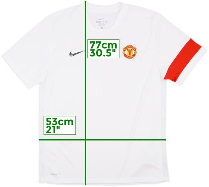 2010-11 Manchester United Nike Training Shirt - 9/10 - (L)