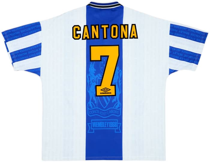 1994-96 Manchester United Third Shirt Cantona #7 - 8/10 - (XXL)