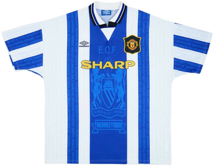 1994-96 Manchester United Third Shirt Cantona #7 - 8/10 - (XXL)