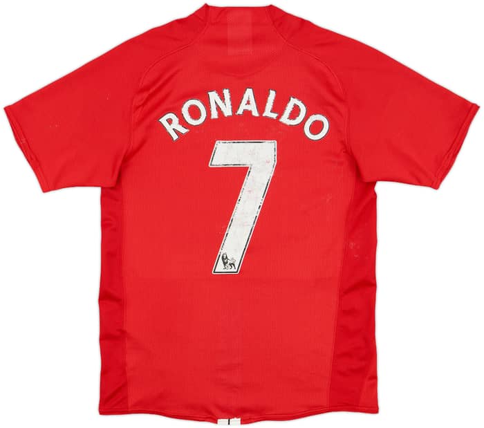 2007-09 Manchester United Home Shirt Ronaldo #7 - 4/10 - (S)