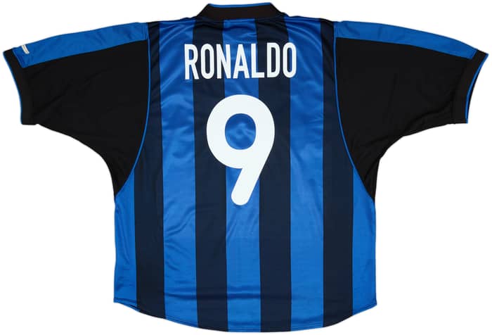 2000-01 Inter Milan Home Shirt Ronaldo #9 - 6/10 - (XL)