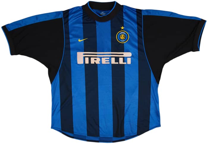 2000-01 Inter Milan Home Shirt Ronaldo #9 - 6/10 - (XL)
