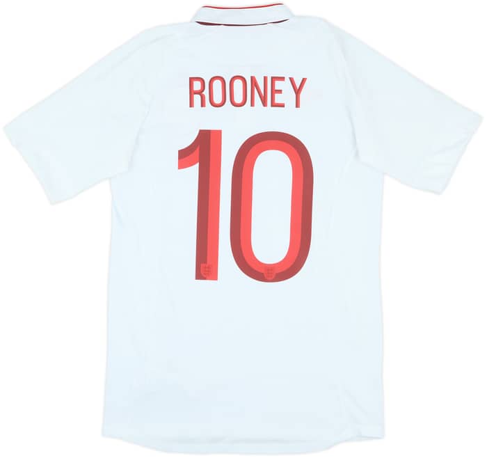 2012-13 England Home Shirt Rooney #10 - 8/10 - (S)