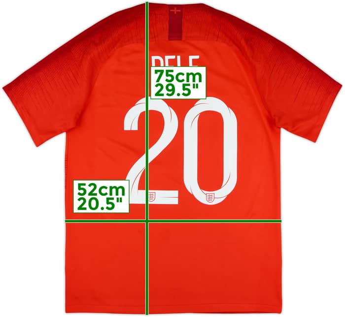 2018-19 England Away Shirt Dele #20 - 10/10 - (M)