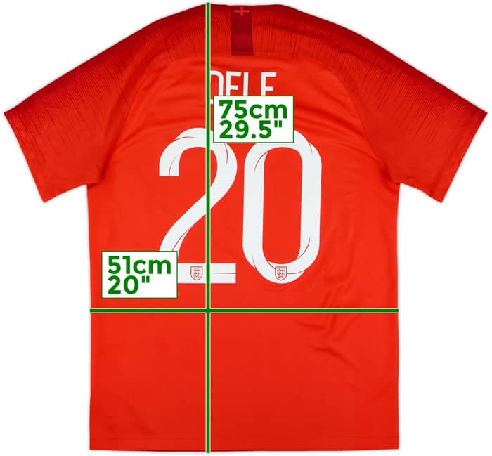 2018-19 England Away Shirt Dele #20 - 10/10 - (M)