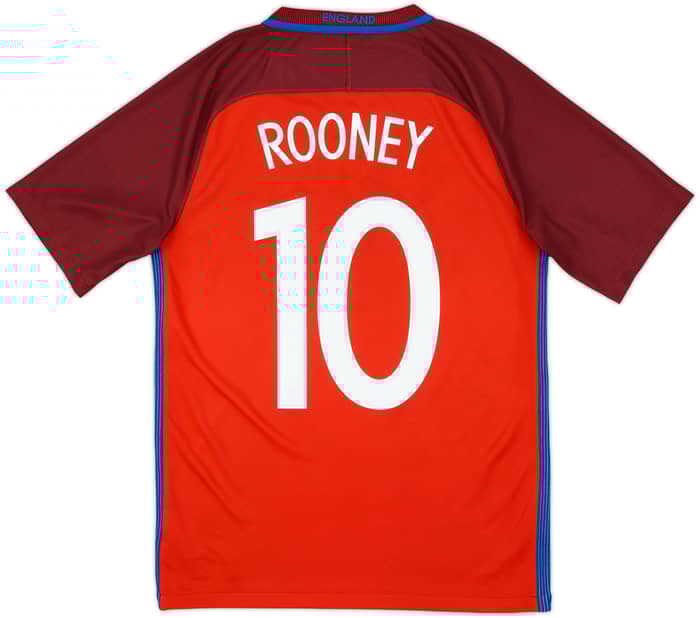 2016-17 England Away Shirt Rooney #10 - 8/10 - (S)