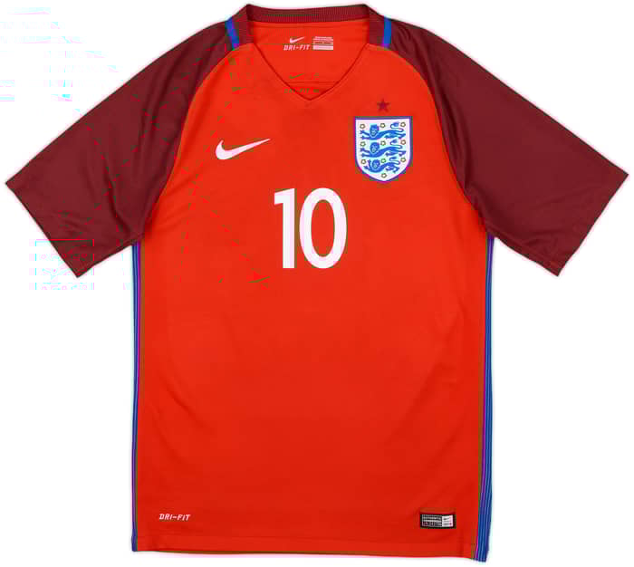 2016-17 England Away Shirt Rooney #10 - 8/10 - (S)