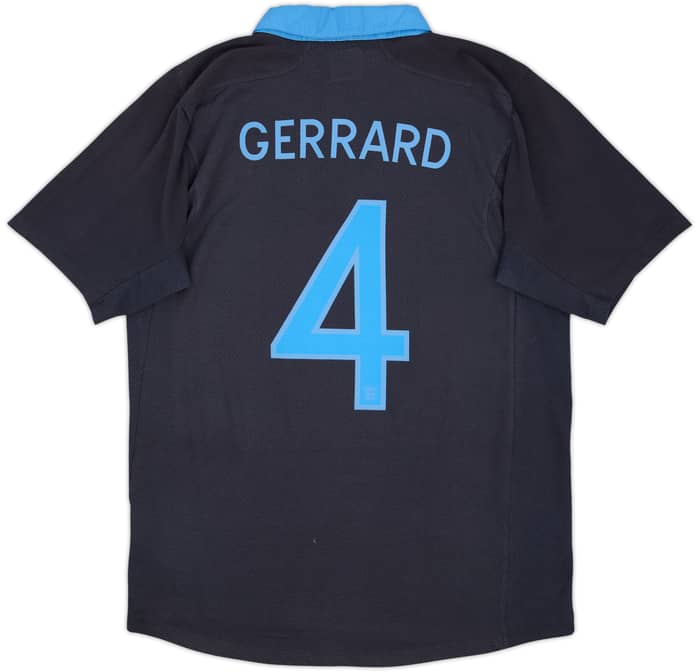 2011-12 England Away Shirt Gerrard #4 - 5/10 - (L)
