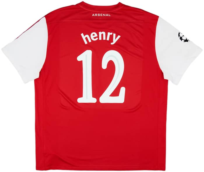 2011-12 Arsenal Home Shirt Henry #12 - 5/10 - (XXL)