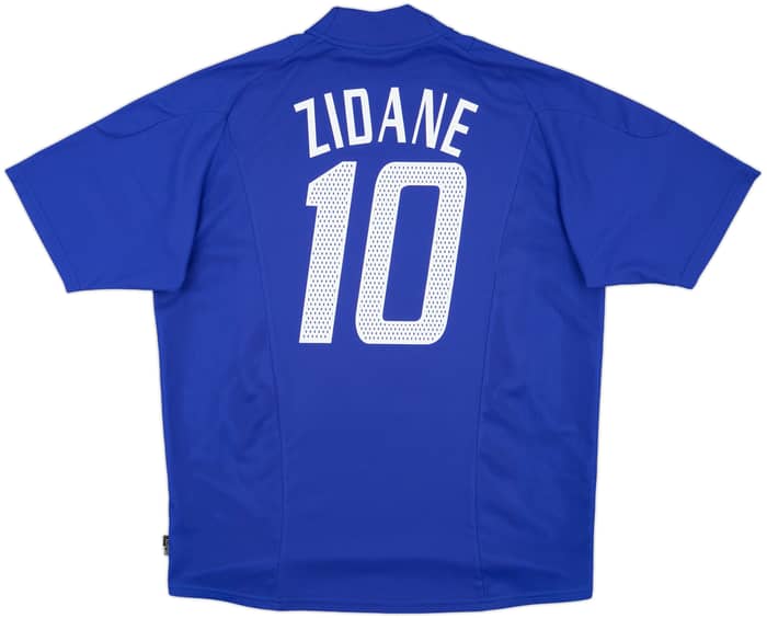 2002-04 France Home Shirt Zidane #10 - 8/10 - (XL)