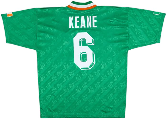 1994 Ireland Home Shirt Keane #6 - 8/10 - (L)