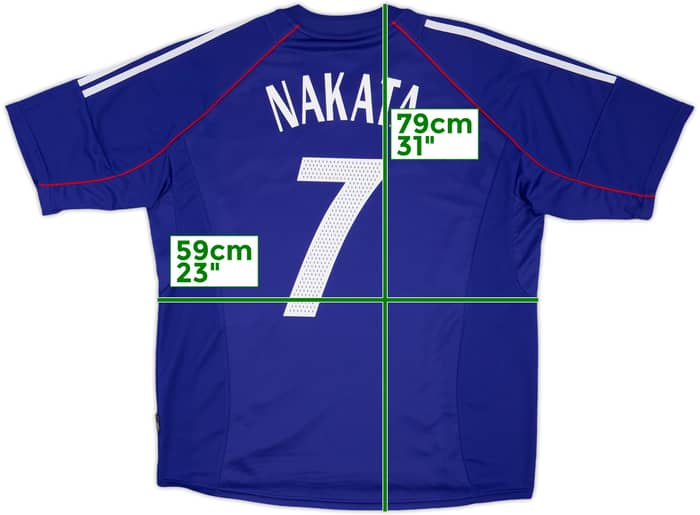 2002-04 Japan Home Shirt Nakata #7 - 10/10 - (XL)