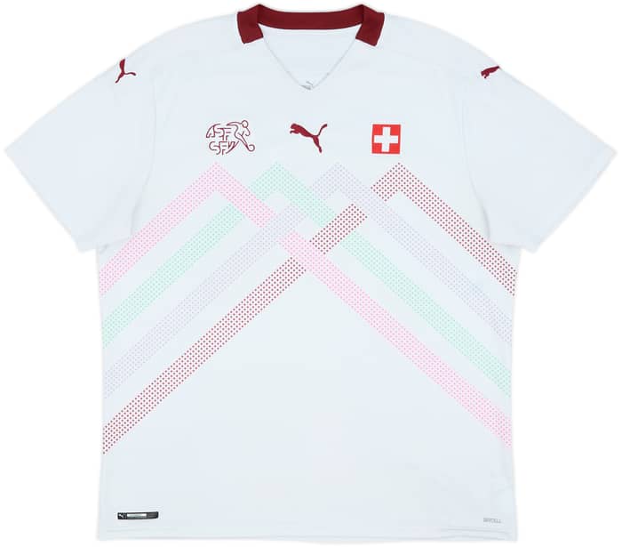 2020-21 Switzerland Away Shirt - 7/10 - (XXL)