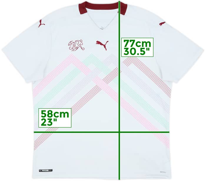 2020-21 Switzerland Away Shirt - 7/10 - (XXL)