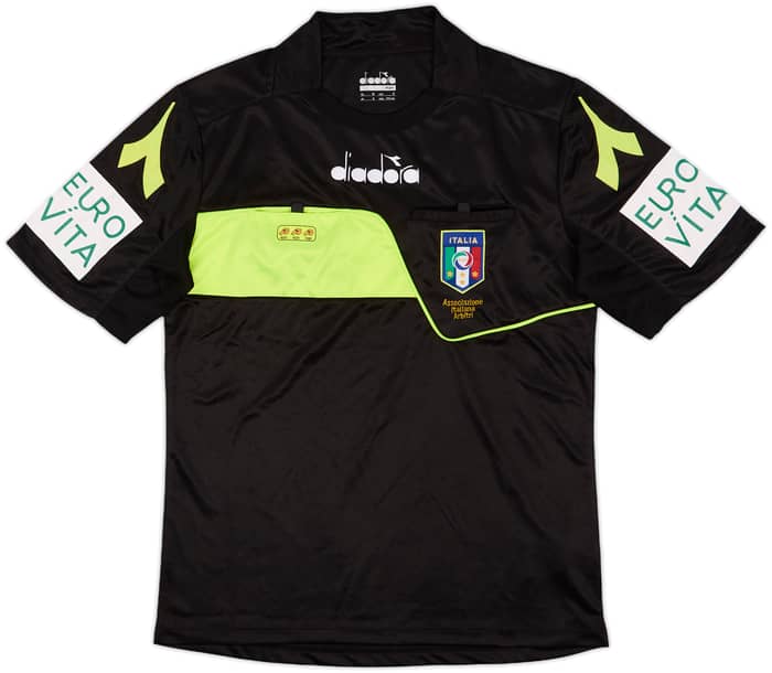 2017-18 Italy Diadora Referee Shirt - 9/10 - (S)