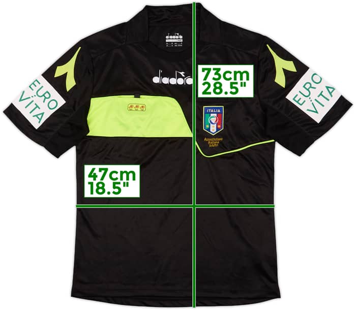 2017-18 Italy Diadora Referee Shirt - 9/10 - (S)