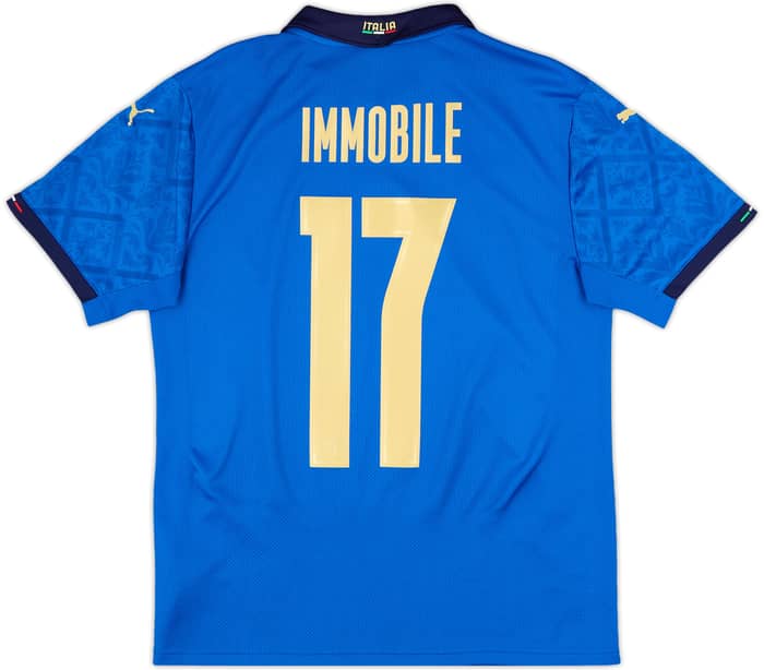 2020-21 Italy Home Shirt Immobile #17 - 10/10 - (M)