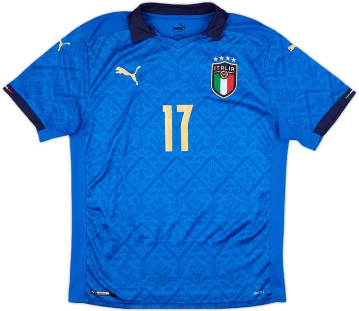 2020-21 Italy Home Shirt Immobile #17 - 10/10 - (M)