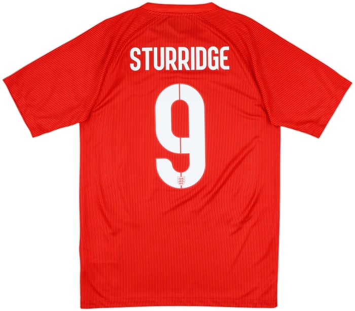 2014-15 England Away Shirt Sturridge #9 - 10/10 - (S)