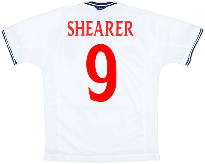 1999-01 England Home Shirt Shearer #9 - 5/10 - (M)
