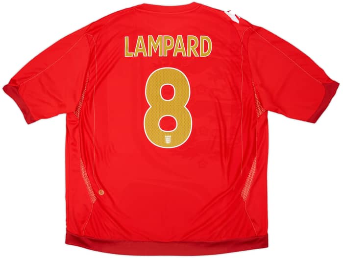 2006-08 England Away Shirt Lampard #8 - 8/10 - (3XL)