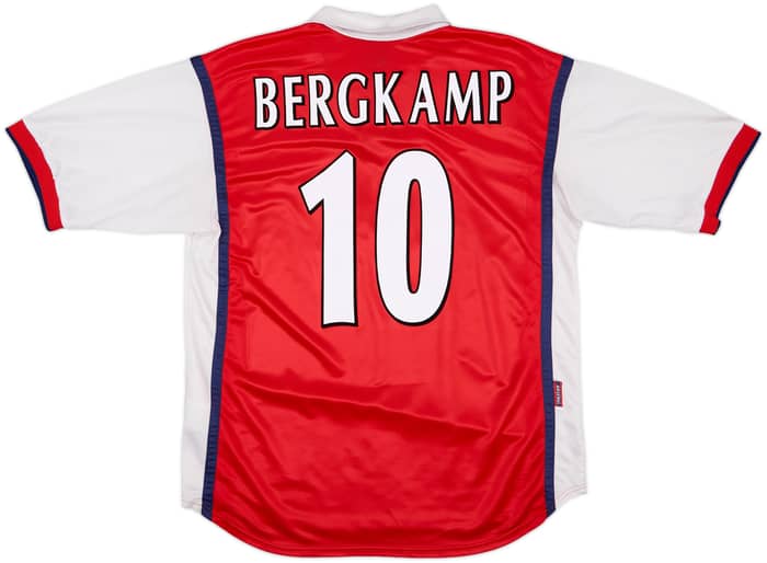1998-99 Arsenal Home Shirt Bergkamp #10 - 7/10 - (L)