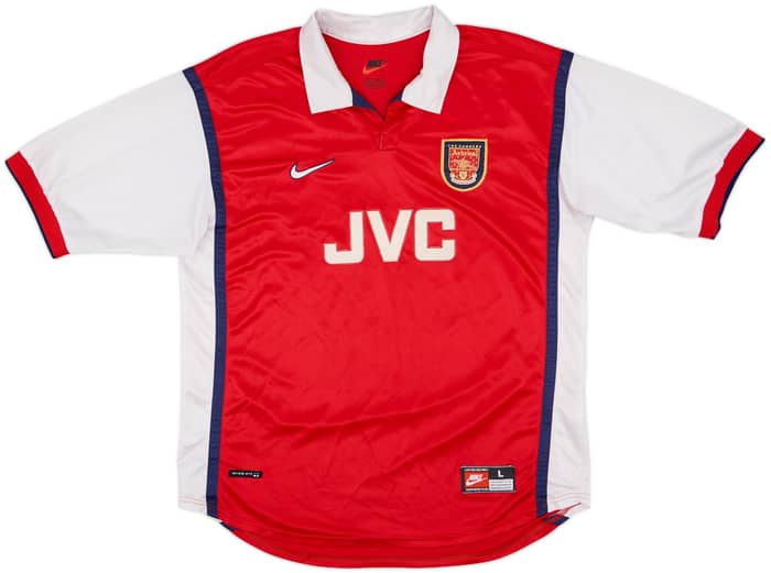 1998-99 Arsenal Home Shirt Bergkamp #10 - 7/10 - (L)