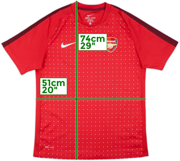 2011-12 Arsenal Nike Training Shirt - 8/10 - (M)