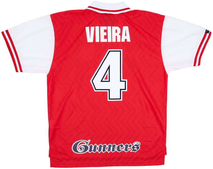1996-98 Arsenal Home Shirt Vieira #4 - 8/10 - (XL)