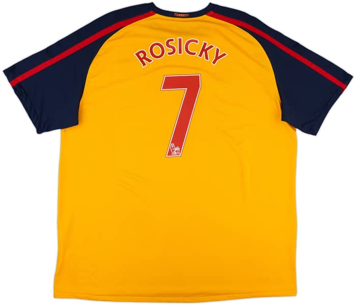 2008-09 Arsenal Away Shirt Rosicky #7 - 9/10 - (XXL)