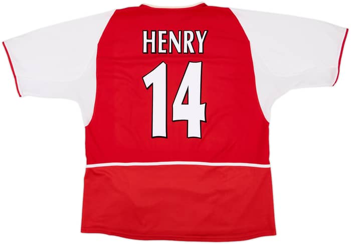 2002-04 Arsenal Home Shirt Henry #14 - 8/10 - (XXL)