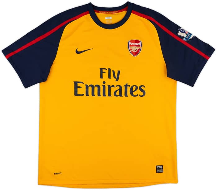 2008-09 Arsenal Away Shirt Eduardo #9 - 8/10 - (L)