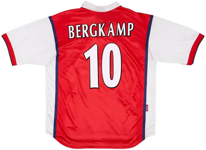 1998-99 Arsenal Home Shirt Bergkamp #10 - 8/10 - (XL)