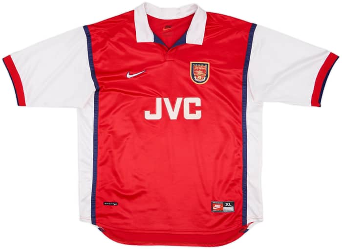 1998-99 Arsenal Home Shirt Bergkamp #10 - 8/10 - (XL)