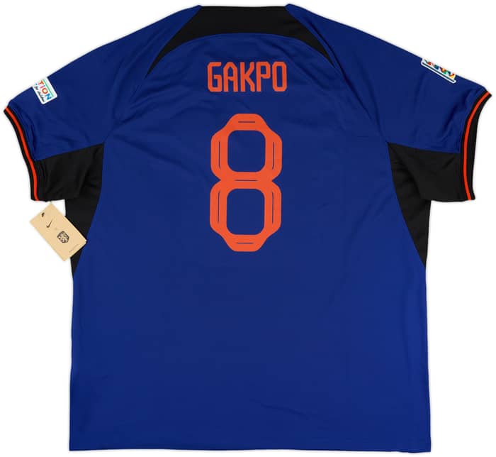 2022-23 Netherlands Away Shirt Gakpo #8 (XXL)