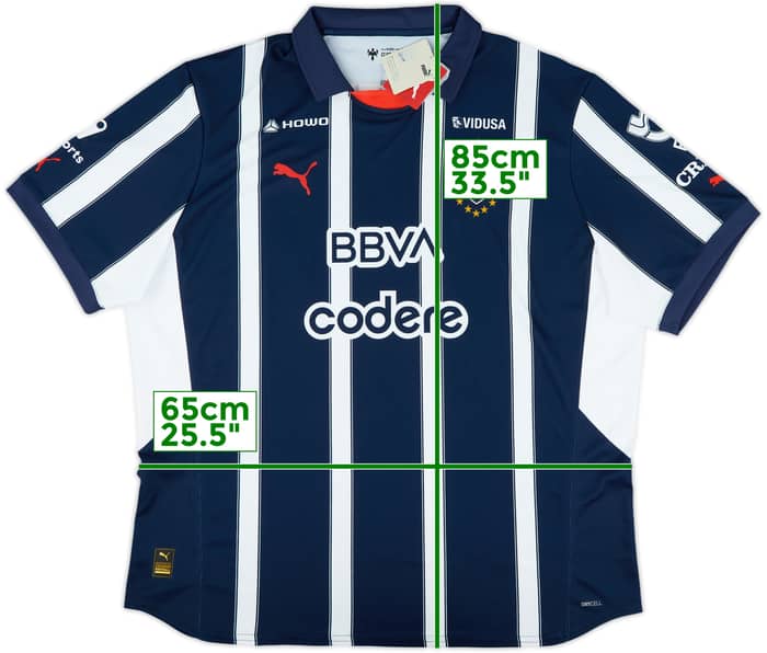 2024-25 Monterrey Home Shirt (3XL)