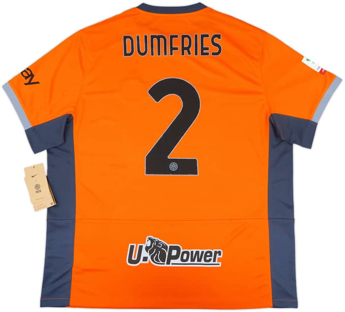 2023-24 Inter Milan Third Shirt Dumfries #2 (XXL)