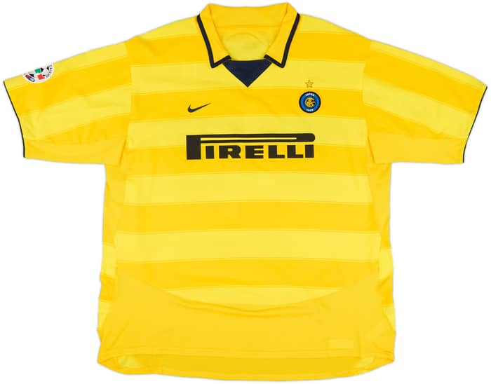 2003-04 Inter Milan Away Shirt J.Zanetti #4 - 8/10 - (XXL)