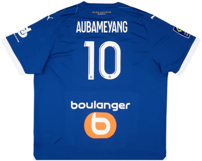 2023-24 Olympique Marseille Away Shirt Aubameyang #10 - 8/10 - (3XL)