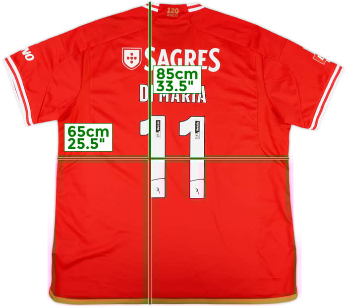 2023-24 Benfica Home Shirt Di Maria #11 (XXL)