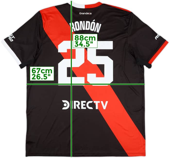 2023-24 River Plate Third Shirt Rondon #25 - 9/10 - (XXL)