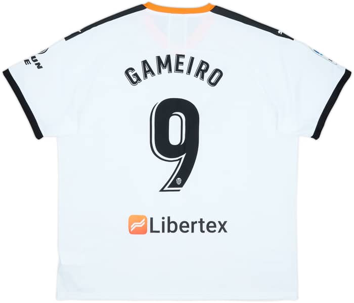 2019-20 Valencia Home Shirt Gameiro #9 (3XL)
