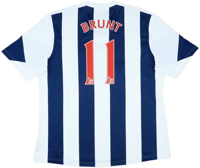 2013-14 West Brom Home Shirt Brunt #11 - 8/10 - (XXL)