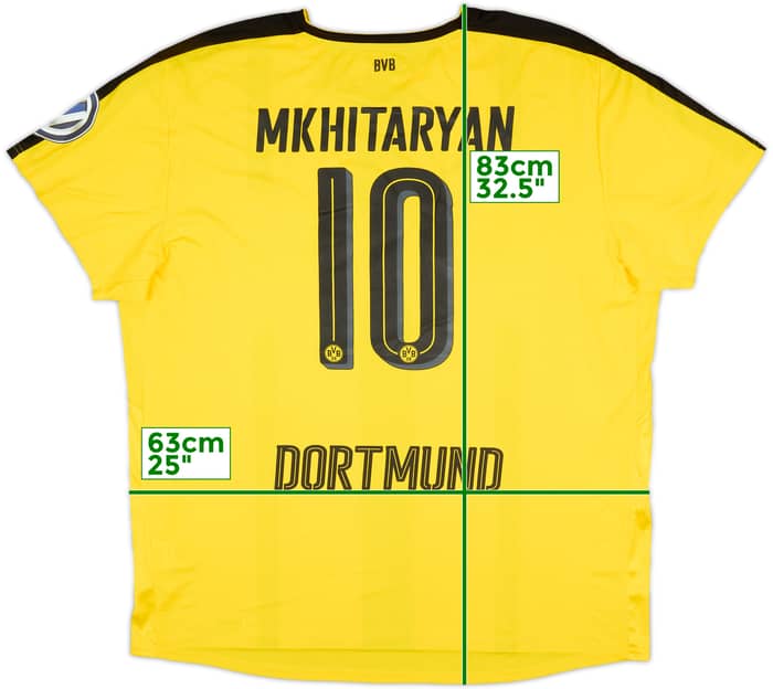2016-17 Borussia Dortmund Home Shirt Mkhitaryan #10 (3XL)