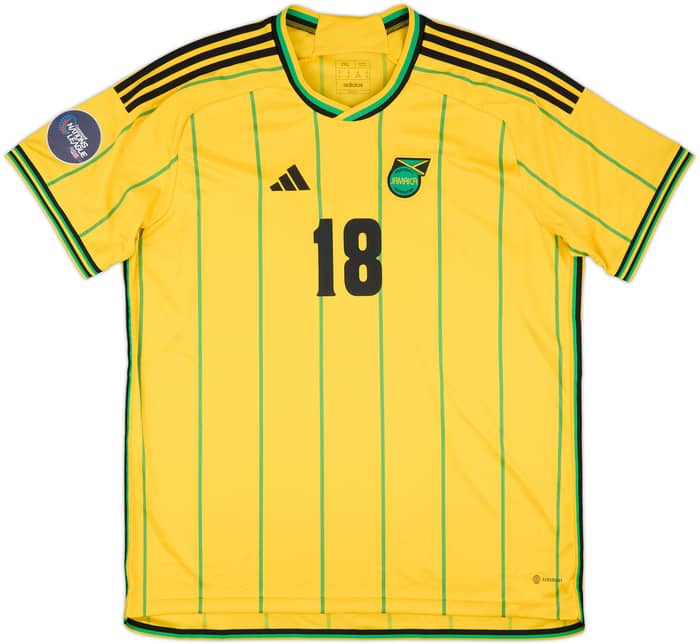 2023-24 Jamaica Home Shirt Antonio #18 - 9/10 - (XXL)