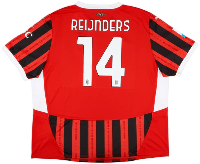 2024-25 AC Milan Home Shirt Reijnders #14 (3XL)
