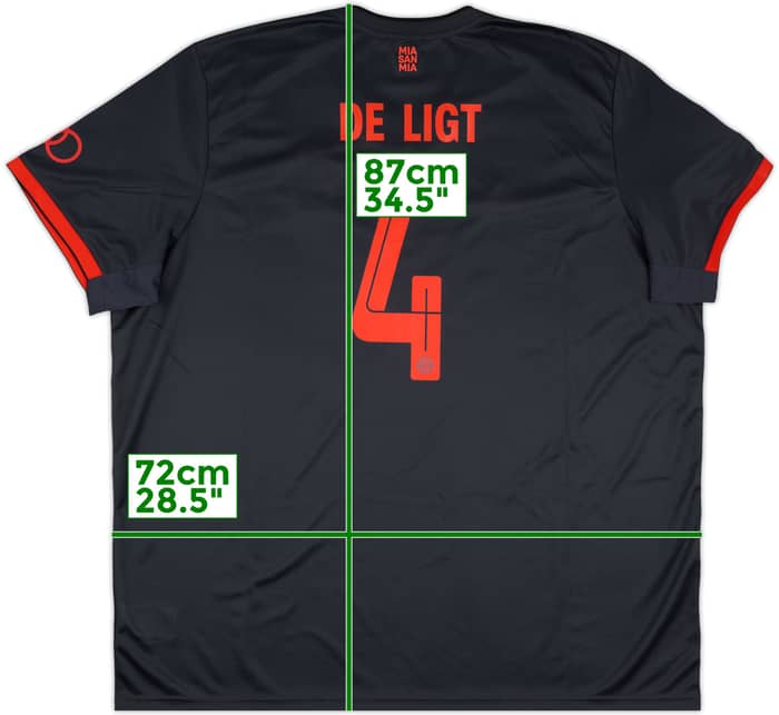 2022-23 Bayern Munich Third Shirt De Ligt #4 - 10/10 - (3XL)