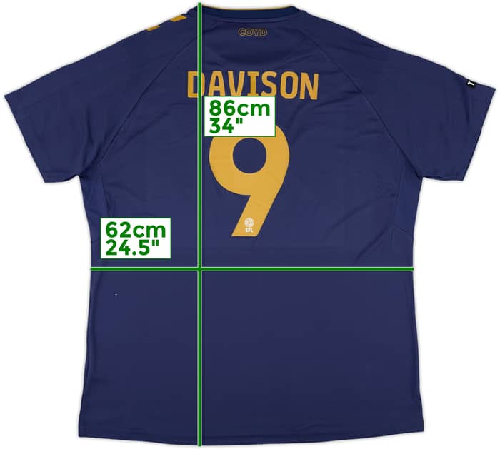 2022-23 Wimbledon Away Shirt Davison #9 (3XL)