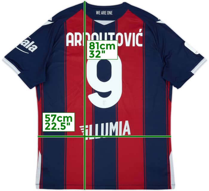 2021-22 Bologna Home Shirt Arnautovic #9 - 10/10 - (3XL)